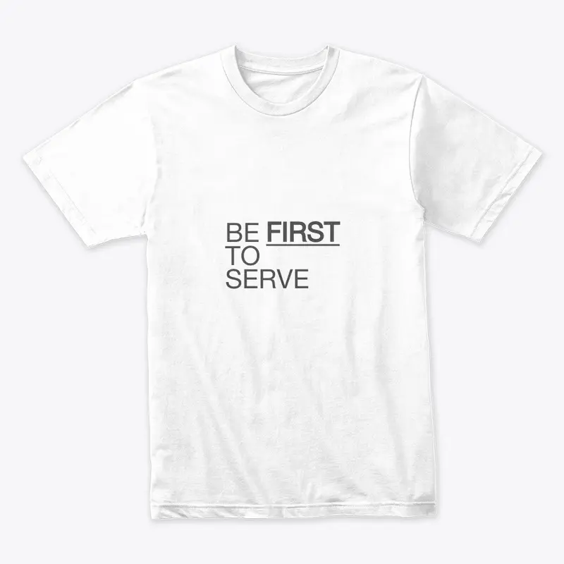 #90210GANG "BE FIRST TO SERVE" T-SHIRT